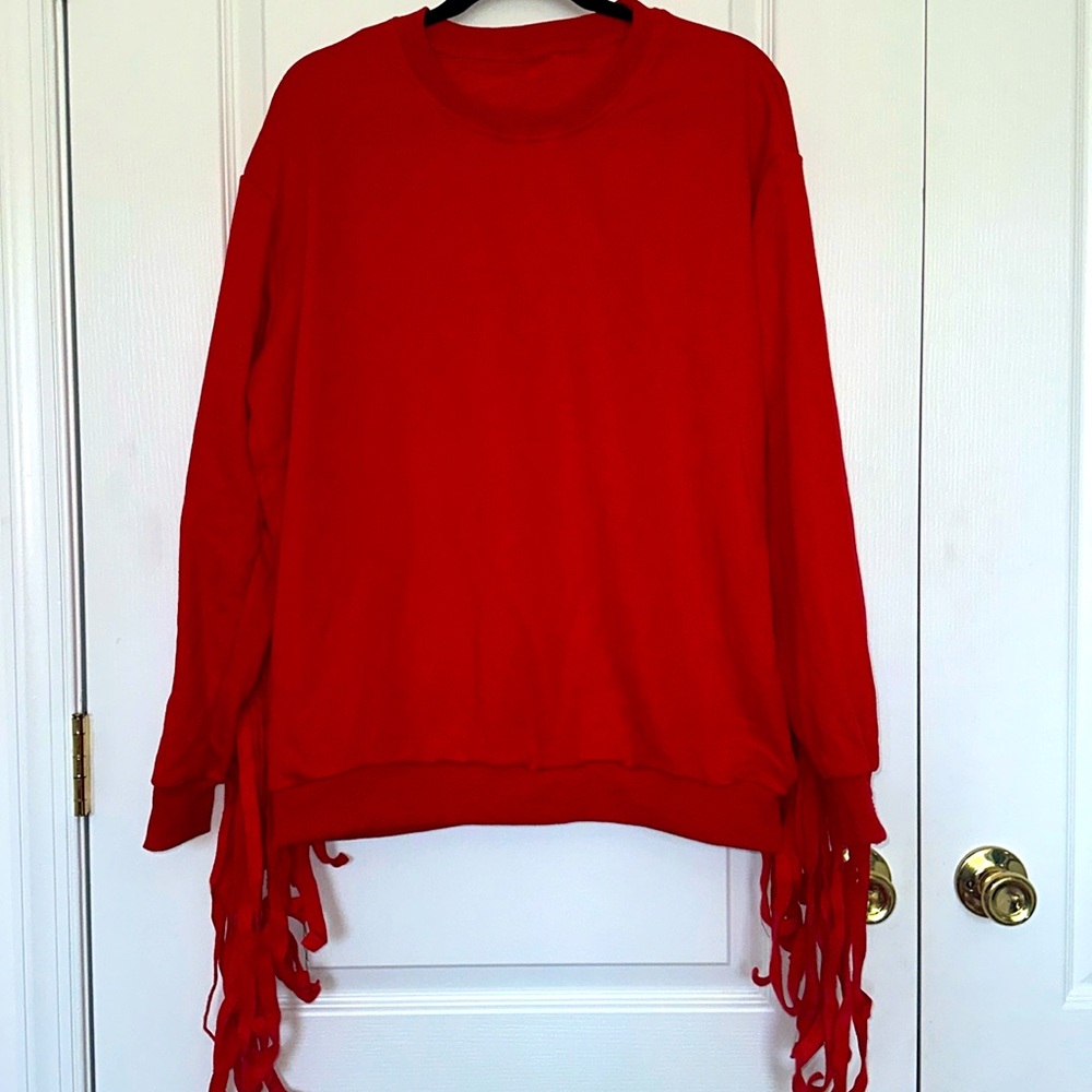 Tassel Crewneck Sweatshirt